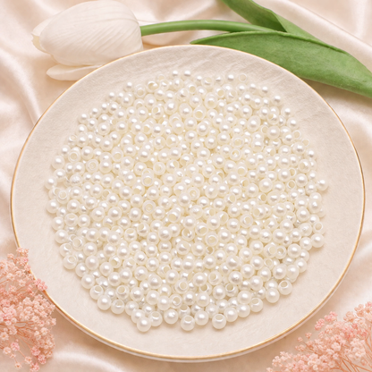 Pearl Beads – 5mm (100-Piece Pack, Fits Beadable Pens)