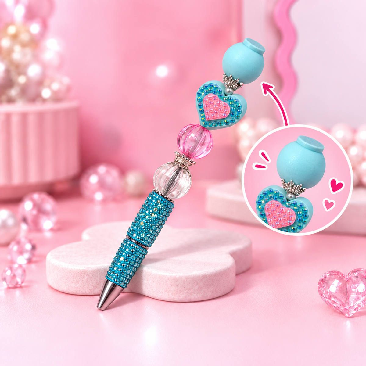 Chibi SnapCharm™ Magnetic Bead Pen Base Beads – 22mm (5 / 10 / 20 Pack)