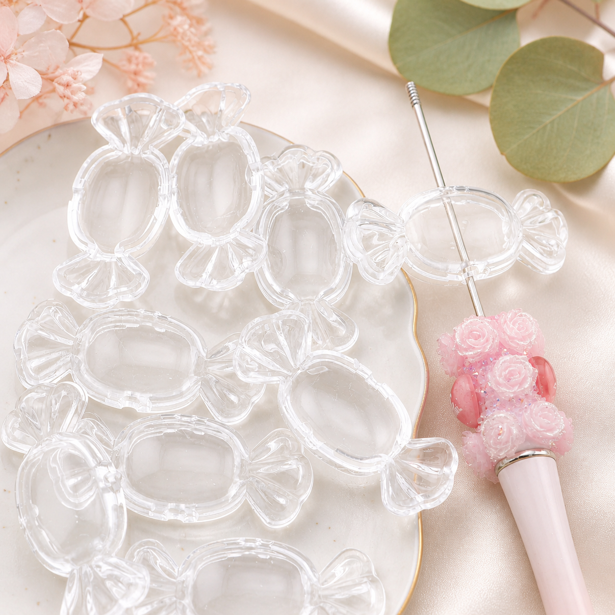 Candy Shaker Base Beads – 51mm (5 Complete Sets)