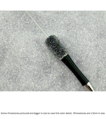 Sugar Rhinestones for Signature Beads & Beadable Pens – 1.5mm Micro Gems (1 oz or 4 oz)