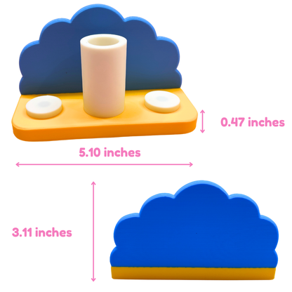 Chibi SnapCharm™ Cloud Collection Display