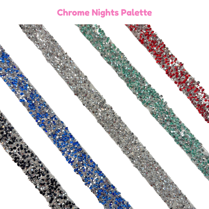 Sugar Rhinestone Creation Tape Palette – Pre-Stoned Tape Strips (4 Palette Options)