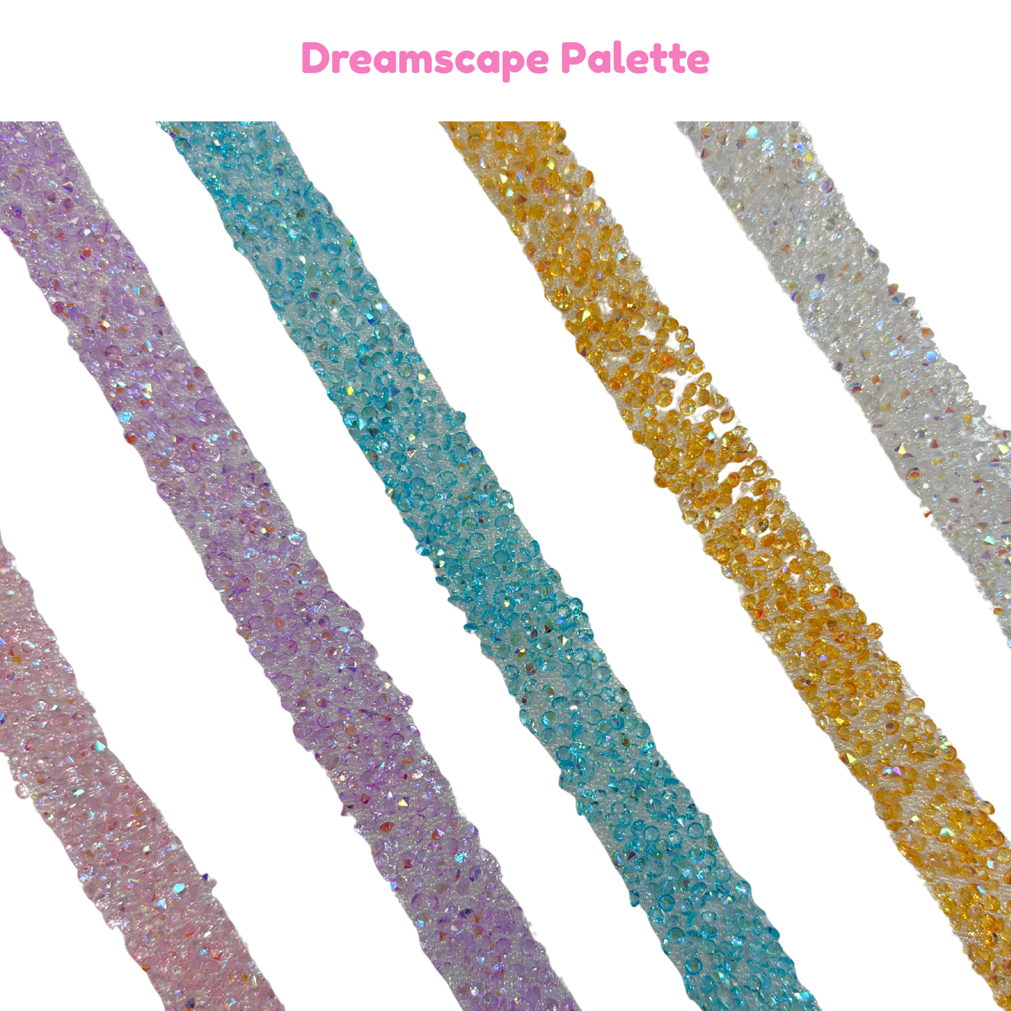 Sugar Rhinestone Creation Tape Palette – Pre-Stoned Tape Strips (4 Palette Options)