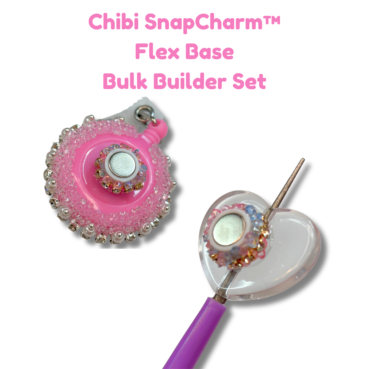 Chibi SnapCharm™ Flex Bases – Bulk Builder Sets