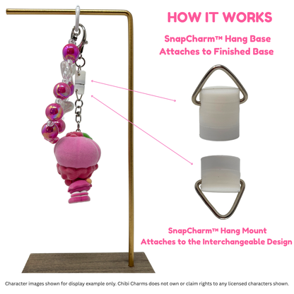 Chibi SnapCharm™ Hang Base & Hang Mount Set – Interchangeable Hanging System