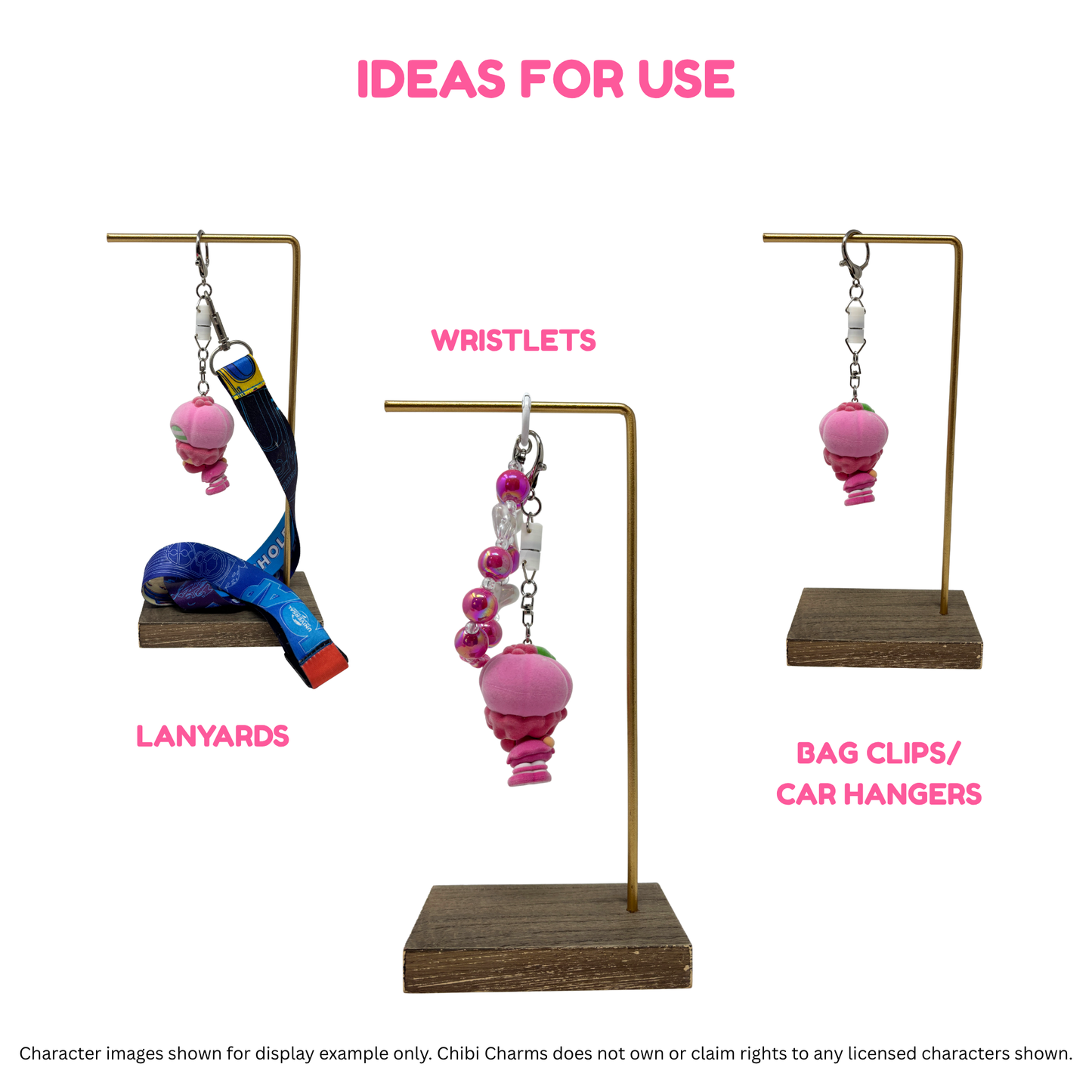 Chibi SnapCharm™ Hang Base & Hang Mount Set – Interchangeable Hanging System