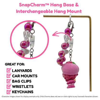 Chibi SnapCharm™ Hang Base & Hang Mount Set – Interchangeable Hanging System