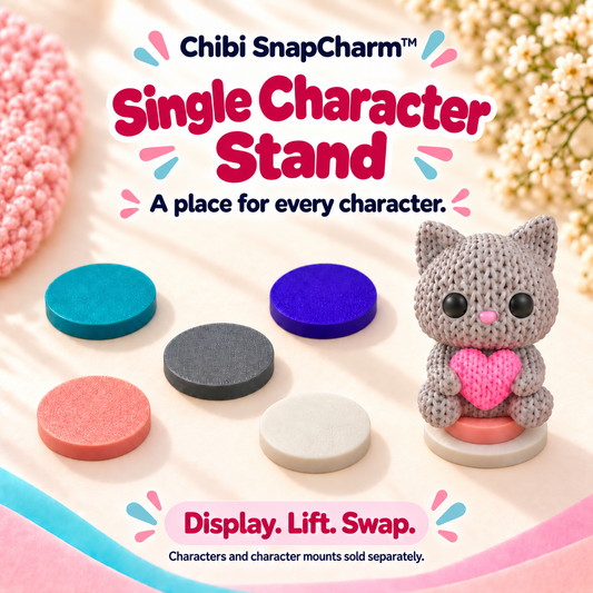 Chibi SnapCharm™ Single Character Stands