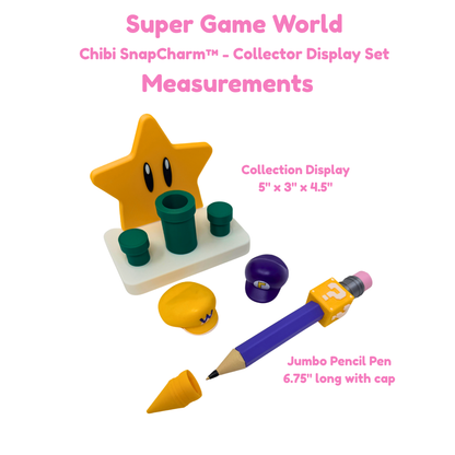 Super Game World Star Road Duo Display Set with Jumbo Pencil Pen