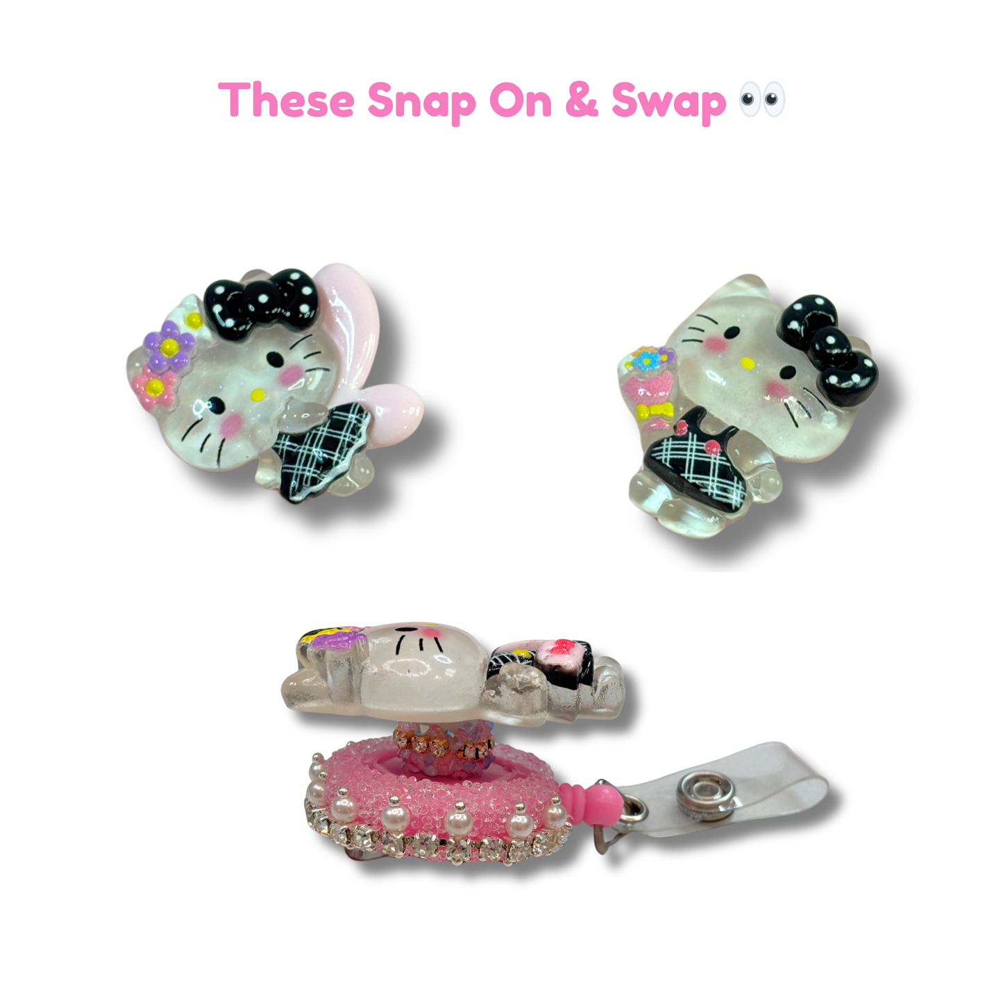 Chibi SnapCharm™ Flex Base – Magnetic Flat Mount System (5 / 10 / 20 Pack)