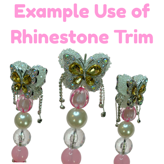 Rhinestone Fringe Trim – 12 Inch Strand
