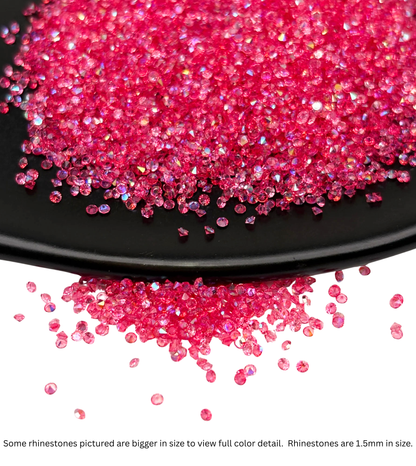Sugar Rhinestones for Signature Beads & Beadable Pens – 1.5mm Micro Gems (1 oz or 4 oz)