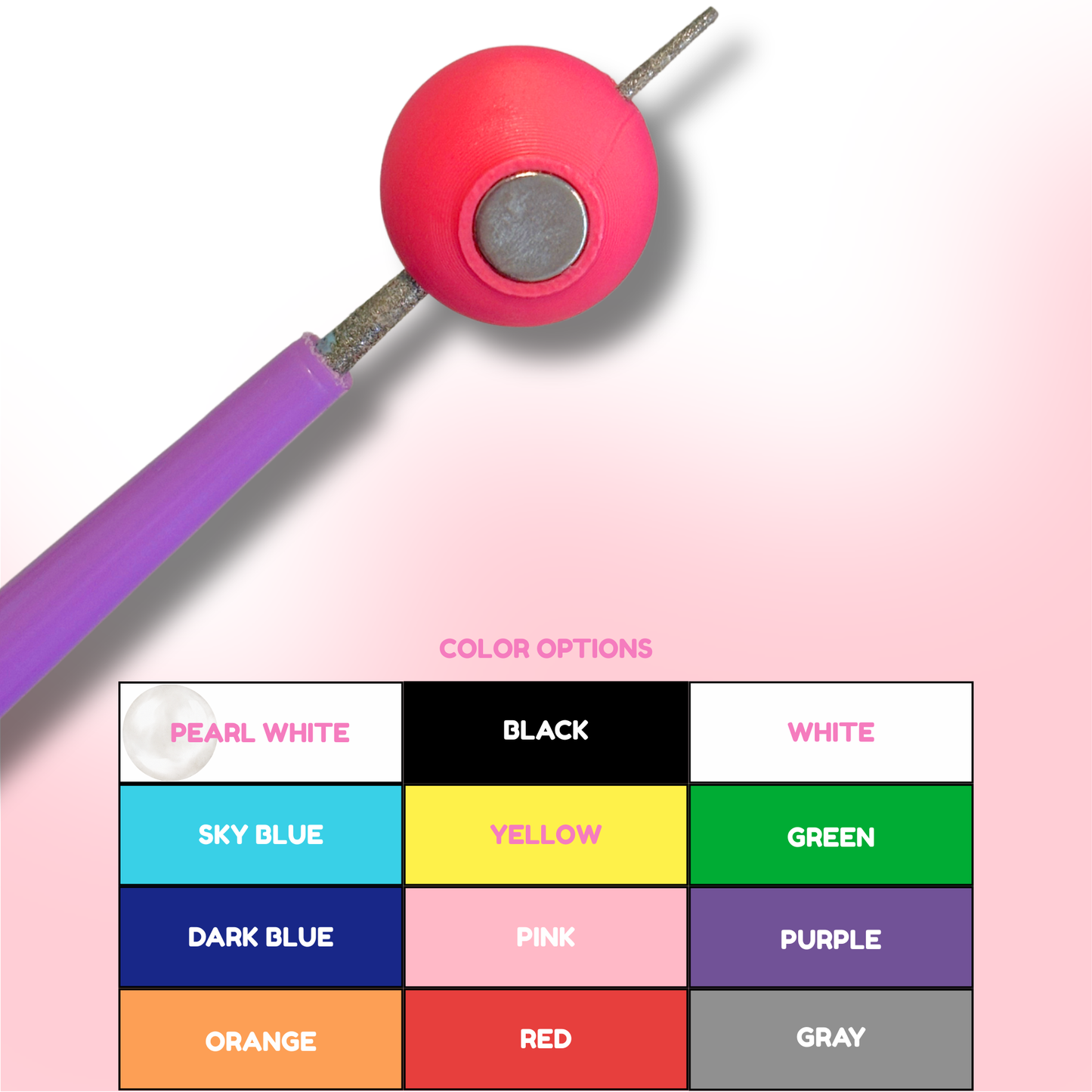 Chibi SnapCharm™ Side Mount Base Beads – 20mm & 22mm (Multiple Colors & Pack Sizes)