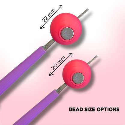Chibi SnapCharm™ Side Mount Base Beads – 20mm & 22mm (Multiple Colors & Pack Sizes)