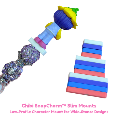 Chibi SnapCharm™ Slim Mount (10-Pack)