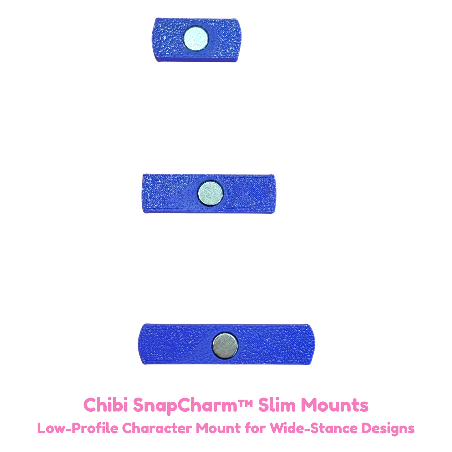 Chibi SnapCharm™ Slim Mount (10-Pack)