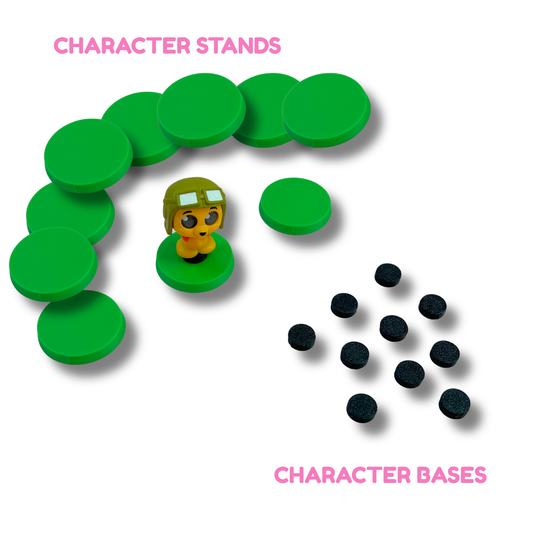 Chibi SnapCharm™ Character Expansion Pack – Magnetic Topper Add-On Kit (10-Piece Set)