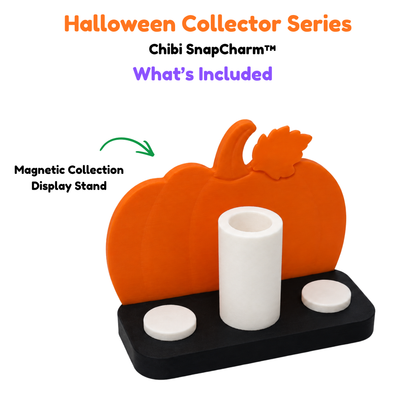 Chibi SnapCharm™ Pumpkin Collection Display – Halloween Collector Series