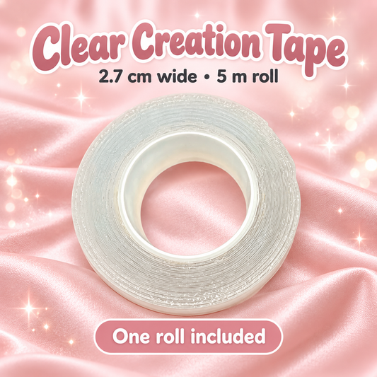 Creation Tape Roll – 2.7 cm Width (5 Meter Roll) on a blush pink background