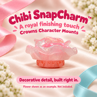 Crowns character mounts with simple crown details — flower-example
