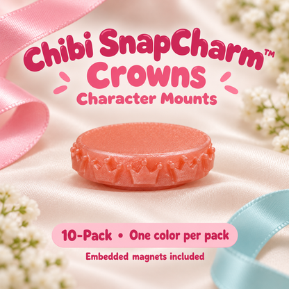 Crowns character mounts with simple crown details — hero