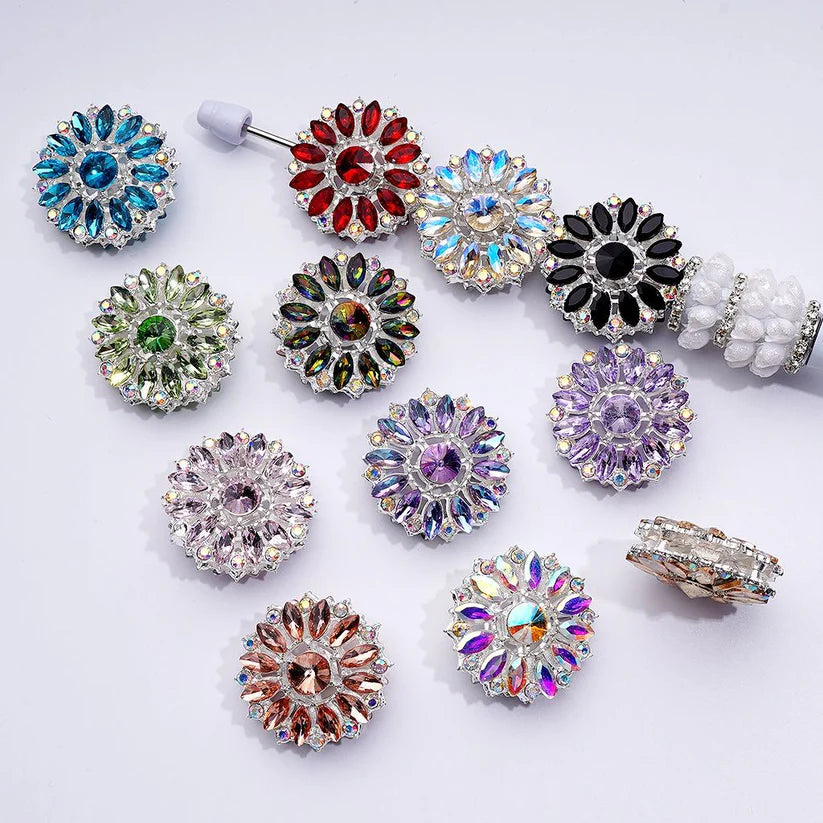 Sunflower Signature Bead Charms – 31mm (3-Piece Random Mix)